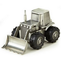 Pewter Finish Bulldozer Bank